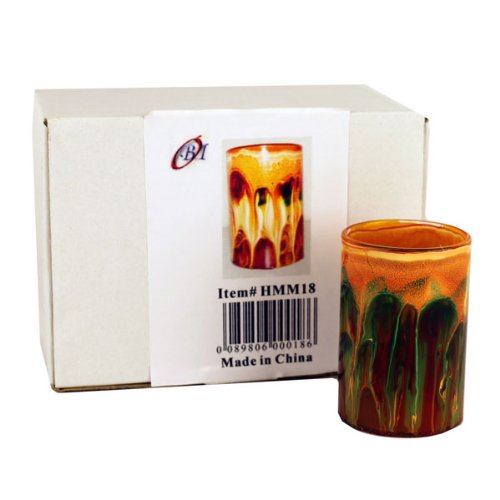Orange Oil Warmer / 6 Pc