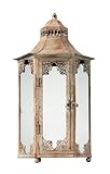 IMAGE OF Sterling Home Metal Vintage Candle Lantern, 17-Inches Tall