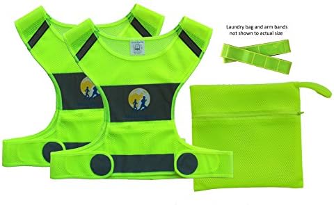 MoonRunner (Value 2 Pack) Reflective Running Vest (Medium)