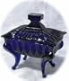 Cobalt Blue Glass Piano Candy or Vanity Dish