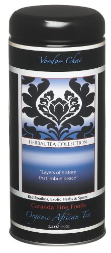 Caranda Fine Foods Voodoo Chai Organic Herbal Tea Blend, Caffeine Free, 3.5-Ounce Tins... by Caranda Fine Foods