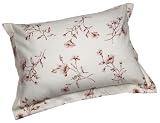 Pinzon 150-Gram Printed Flannel Standard Sham, Red Poppy