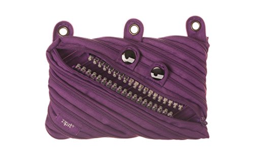 ZIPIT Grillz 3-Ring Pencil Case, Purple