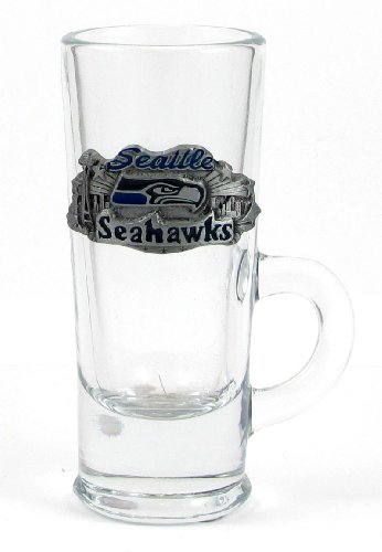 Seattle Seahawks Cordial 2.5 oz Shot Glass with Handle - NFL Football Fan Shop