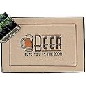 Beer Gets You In The Door Outdoor Doormat
