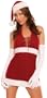 Seven Til Midnight Women's Santa Baby Santa,Red,Small