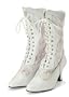 Victorian Leather and Lace Wedding Boot