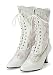 Victorian Leather and Lace Wedding Boot