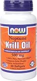 Now Foods Neptune Krill Oil 500mg Soft-gels, 60-Count
