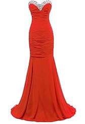 Sexy Chiffon/Taffeta Mermaid Evening Dress/Bridesmaid Dress/Prom Dress/Party Dress 