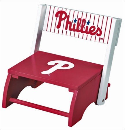 Childrens Toyshop  Toys : Guidecraft G11626 Major League Baseball - Phillies Flip Up Step Up Stool