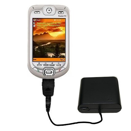 Emergency AA Battery Charge Extender for the i-Mate PDA2k - Gomadic Brand w/ TipExchange Technology