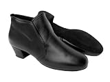 Men Latin Rhythm Salsa Signature S407 Blk Leather 1.5