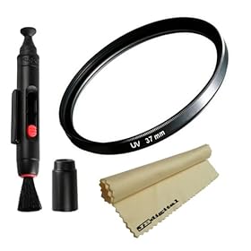 UV 37mm Ultra-Violet Filter + Lens Pen Camera Cleaning System + JB MicroFiber Cleaning Cloth for Olympus PEN E-PL1, E-P1 E-P2, E-PL2, E-P3, E-PL3, E-PM1 Digital Camera Which Has The ZUIKO Digital ED 14-42mm f/3.5-5.6 Olympus Lens