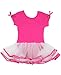 RuffleButts® Girls Ruffled Dancewear Tutu Leotard