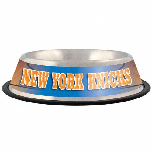 New York Knicks Stainless Steel Dog Bowl
