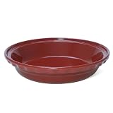 Chantal 9.5 Inch Deep Pie Dish, Glossy Apple Red