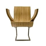 ShinerInternational FCCNATURAL001 / FCCEBONY001 Cup Chair Finish: Natural Blonde