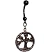 Handcrafted Antiqued Tree of Life Belly Ring