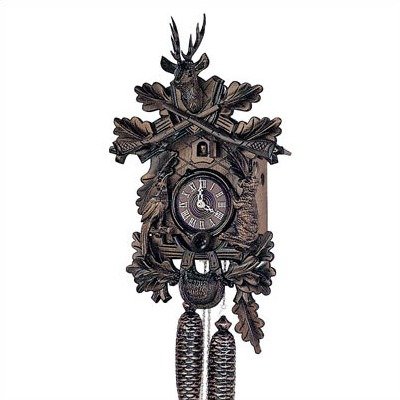 Schneider 14 Inch Black Cuckoo Clock
