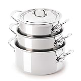 Mauviel M'cook stewpan 20 cm with lid