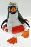 Novelty Penguin Shower Bathroom Waterproof Radio - RED