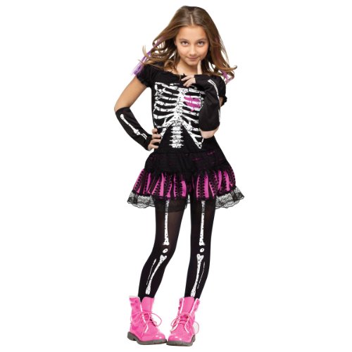 Sally Skelly Kids Costume
