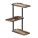 Love-KANKEI Corner Shelf Wall Mount of 3 Tier Rustic Wood Floating Shelves for Bedroom, Living Room, Bathroom, Kitchen, Office and More