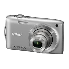 Nikon Coolpix S3300 Digitalkamera (16 Megapixel, 6-fach opt. Zoom, 6,7 cm (2,7 Zoll) Display, bildstabilisiert) silber