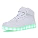 CIOR Kids Boy and Girl's High Top LED Sneakers Light Up Flashing Shoes(Toddler/Little Kid/Big Kid),105,02,34