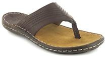 Ikon "Chile" Mens Leather Ikon Sandals/Mules - Brown