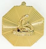 Aquarius, 14K Gold Charm