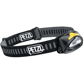 Petzl E47 PBY Tikka Plus 4-LED Headlamp, Black and Yellow
