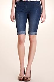 Limited Collection Cotton Rich Turn Up Denim Shorts