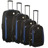 Dunlop 4 Piece Wheeled Suitcase Set