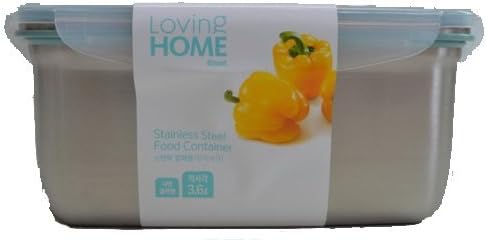 LOVING HOME Stainless Steel Food Container 3.6L