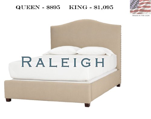 Raleigh Upholstered Bed - King Size