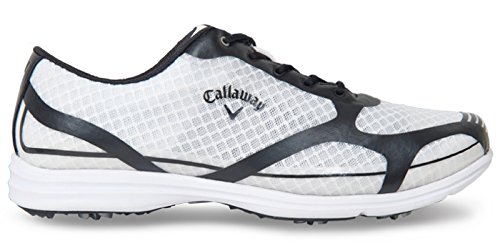 Callaway Women's Solaire Golf Shoe,White/Black,6.5 M US