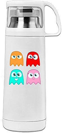 YUVIA Unisex Cool Pacman Logo Stainless Steel Mug With Cup