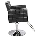 Generic Hydraulic Barber Chair Styling Chair Blcak Salon Furniture Equipment