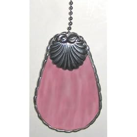 Strawberry Cream Stained Glass Lamp & Ceiling Fan Pull Chain