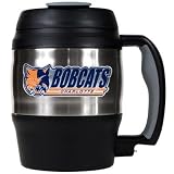 NBA Charlotte Bobcats 52-Ounce Stainless Steel Macho Travel Mug with Bottle Opener