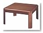 ダイケン 家具調コタツ 80×80cm DKS-801BR ブラウン