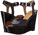 Nine West Women's April Leather Wedge Sandal