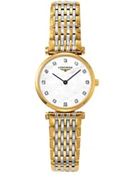 Longines La Grande Classique Diamond Mother of Pearl Two-Tone Steel Ladies Watch L42092877