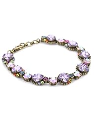Sorrelli "Harmony" Classic Crystal Antique Gold-Tone Bracelet