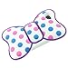 Leegoal(TM) Lovely 3d Butterfly Bowknot Back Soft Silicone Blue and Pink Dot Purple Frame Case Cover for Iphone 4 4g 4s