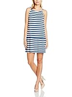 TESSITA Vestido (Azul / Blanco)