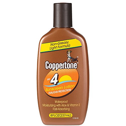 Coppertone Sunscreen Lotion, SPF 4 - 8 fl oz
