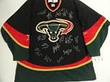 2012 Dallas Stars Team Signed Jersey Benn Morrow Eriksson - Autographed NHL Jerseys